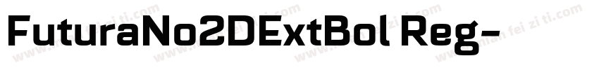 FuturaNo2DExtBol Reg字体转换